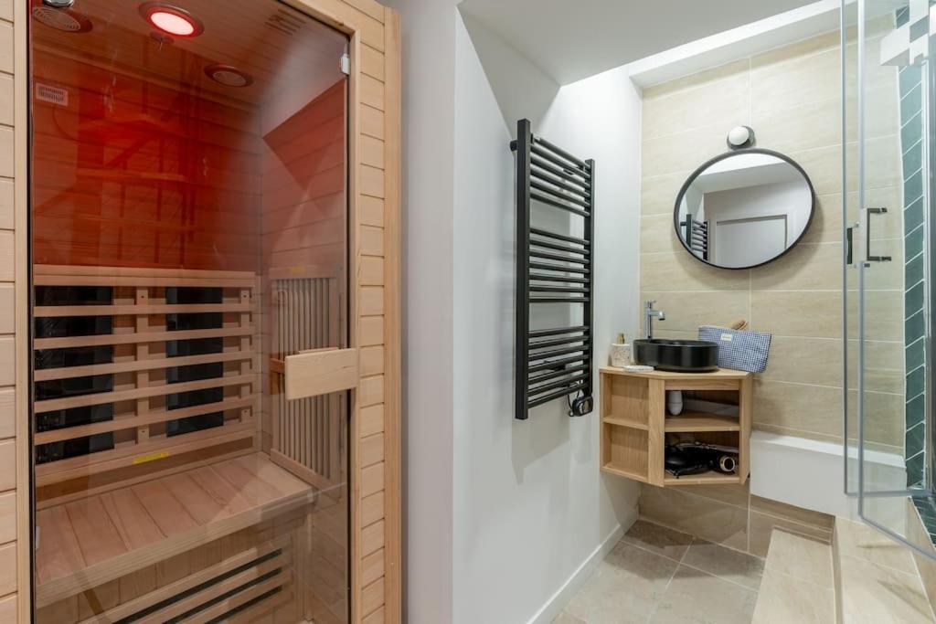 Appartement Magnifique Et Relaxant Avec Sauna باريس المظهر الخارجي الصورة